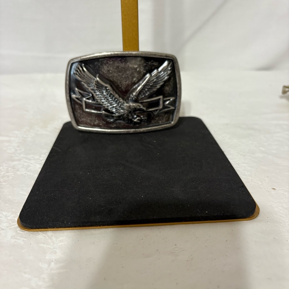 Silver Eagle Belt Buckle - Picture 3 of 6